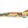 Склеиваемая пластиковая модель самолета MiG-21MF. ProfiPACK. Масштаб 1:48