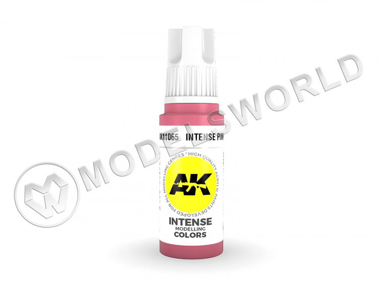 Акриловая краска AK Interactive 3rd GENERATION Intense. Intense Pink. 17 мл - фото 1