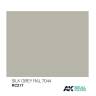Акриловая лаковая краска AK Interactive Real Colors. Seidengrau-Silk Grey RAL 7044. 10 мл