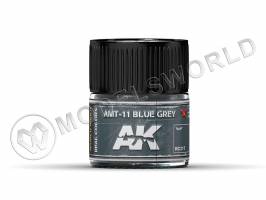 Акриловая лаковая краска AK Interactive Real Colors. AMT-11 Blue Grey. 10 мл