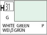 Краска водоразбавляемая MR.HOBBY WHITE GREEN (глянцевая),  10 мл