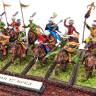 Готовая модель, миниатюра "Османская кавалерия" 18 фигур в масштабе 1:72