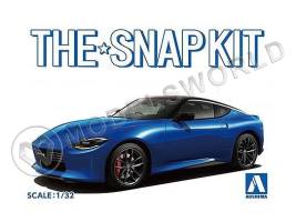 Склеиваемая пластиковая модель SNAPKIT Nissan Fairlady Z RZ34 (Seiran Blue). Масштаб 1:32