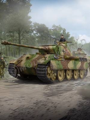 Склеиваемая пластиковая модель Немецкий танк Sd.Kfz.171 Panther Ausf.G (Early Version). Масштаб 1:35