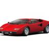 Склеиваемая пластиковая модель Lamborghini Countach LP400 (Red). Масштаб 1:32