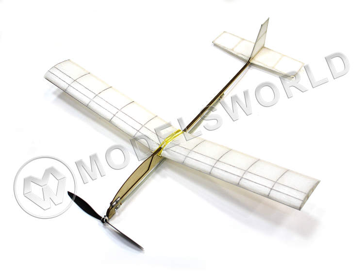 Резиномоторная модель самолета, набор для самостоятельной сборки, 840 мм