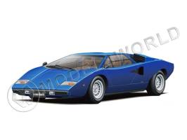 Склеиваемая пластиковая модель Lamborghini Countach LP400 (Blue). Масштаб 1:32