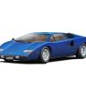 Склеиваемая пластиковая модель Lamborghini Countach LP400 (Blue). Масштаб 1:32