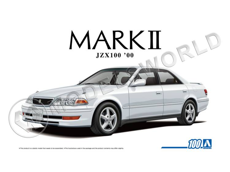 Склеиваемая пластиковая модель Toyota Mark II Tourer V '00. Масштаб 1:24 - фото 1