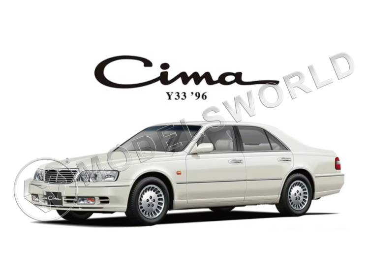 Склеиваемая пластиковая модель Nissan Cima Y33 '96. Масштаб 1:24 - фото 1