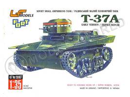 Склеиваемая пластиковая модель Легкий танк Soviet T-37A. Масштаб 1:35