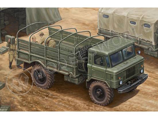 Склеиваемая пластиковая модель Советский грузовик. Масштаб 1:35 - фото 1