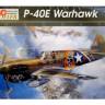 Склеиваемая пластиковая модель самолета P-40E Warhawk. Масштаб 1:48