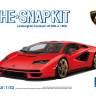 Склеиваемая пластиковая модель SNAPKIT Lamborghini Countach LPI 800-4 (Red). Масштаб 1:32