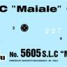 Склеиваемая пластиковая модель торпеды S.L.C 200 "Maiale" с экипажем. Масштаб 1:35