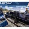 Склеиваемая пластиковая модель торпеды S.L.C 200 "Maiale" с экипажем. Масштаб 1:35
