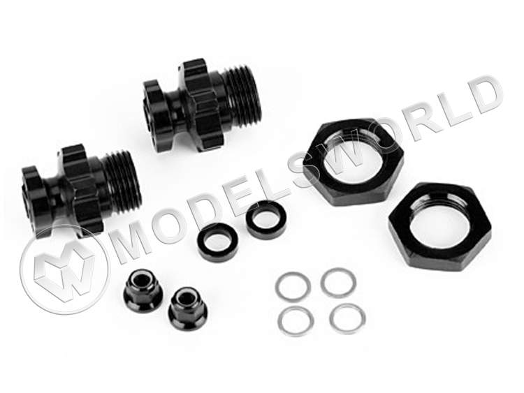 Front or Rear 17mm Wheel Adapters: SLH2WD, SLH 4x4 - фото 1