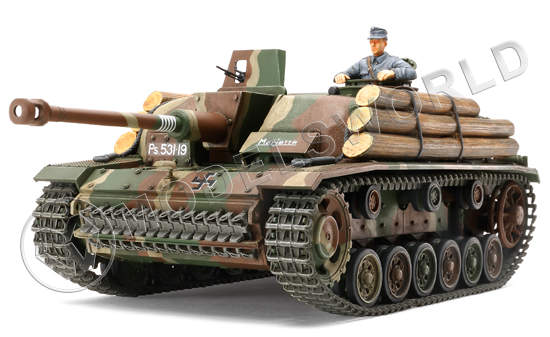 Склеиваемая пластиковая модель Sturmeschütz III Ausf.G (Финская Армия). Масштаб 1:35 - фото 1