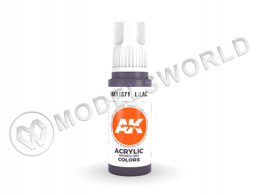 Акриловая краска AK Interactive 3rd GENERATION Standard. Lilac. 17 мл