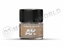 Акриловая лаковая краска AK Interactive Real Colors. Tan FS 20400. 10 мл