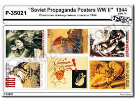 Советские агитационные плакаты 1944, большие, часть 4. Масштаб 1:35