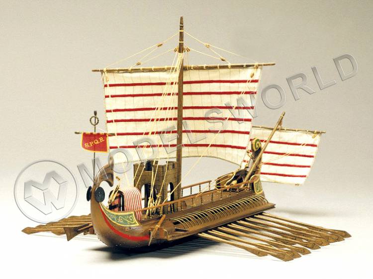 Набор для постройки модели корабля CAESAR, ROMAN GALLEY римское судно. Масштаб 1:30 - фото 1