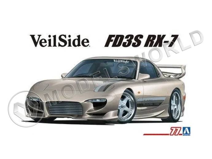 Склеиваемая пластиковая модель автомобиль Mazda RX-7 '99 VeilSide. Масштаб 1:24 - фото 1