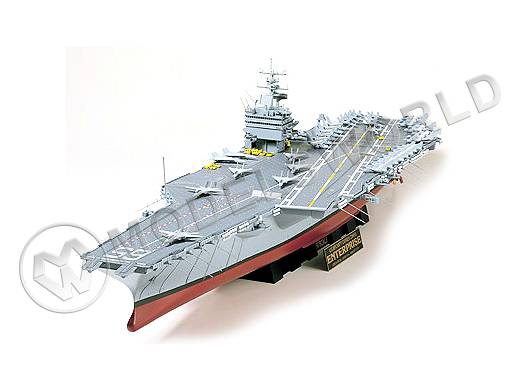 Склеиваемая пластиковая модель американский авианосец Enterprise. Масштаб 1:350