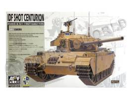 Склеиваемая пластиковая модель Танк IDF Shot Centurion ранний, 1967 + ТРАКИ. Масштаб 1:35