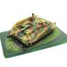 Готовая модель, немецкая САУ StuG IV на подставке в масштабе 1:35