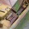 Готовая модель, немецкая САУ StuG IV на подставке в масштабе 1:35