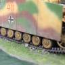 Готовая модель, немецкая САУ StuG IV на подставке в масштабе 1:35