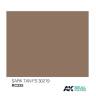Акриловая лаковая краска AK Interactive Real Colors. Dark Tan FS 30219. 10 мл