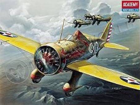 Склеиваемая пластиковая модель Американский истребитель P-26A/C Peashooter. Масштаб 1:48