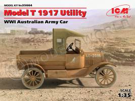 Склеиваемая пластиковая модель Model T 1917 Utility, Армейский автомобиль Австралии І МВ. Масштаб 1:35
