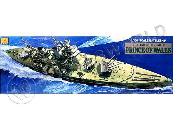 Склеиваемая пластиковая модель Английский линкор Prince of Wales. Масштаб 1:350 - фото 1