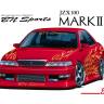 Склеиваемая пластиковая модель Toyota Mark II JZX 100 BN Sports Tourer V '98. Масштаб 1:24