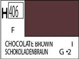 Краска водоразбавляемая MR.HOBBY CHOCOLATE BROWN (матовая), 10 мл
