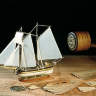 Набор для постройки модели корабля HANNAH американская шхуна 1775 г. Масштаб 1:300