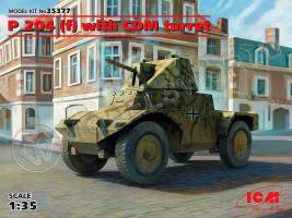 Склеиваемая пластиковая модель Panzerspähwagen P 204 (f) с башней, Германский бронеавтомобиль ІІ МВ. Масштаб 1:35