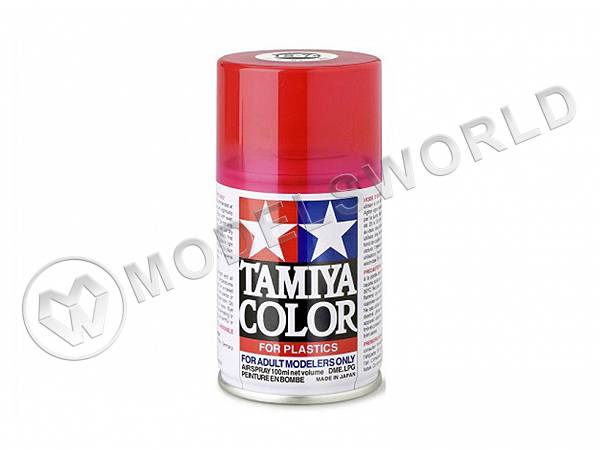 Краска-спрей Tamiya серия TS в баллоне 100 мл. TS-74 Clear Red  - фото 1