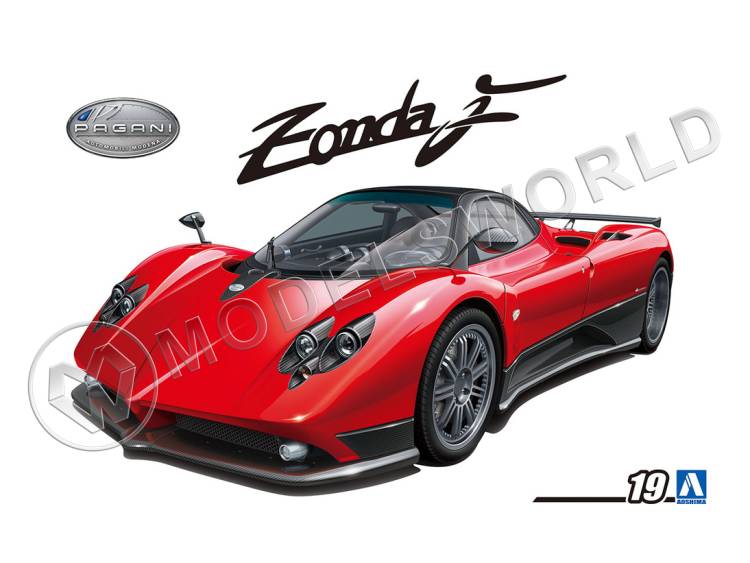 Склеиваемая пластиковая модель Pagani Zonda F '05. Масштаб 1:24 - фото 1