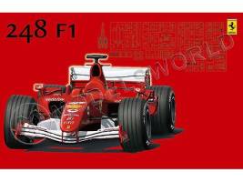 Склеиваемая пластиковая модель болид Ferrari 248 F1, 2006. Масштаб 1:20