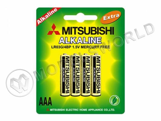 Батарейка Mitsubishi  LR-3 AAA Alkaline, 1 шт.