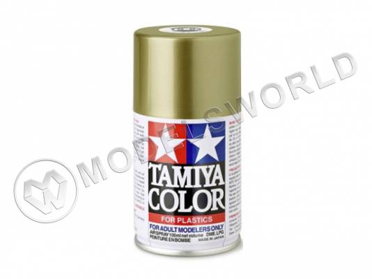 Краска-спрей Tamiya серии TS в баллонах по 100 мл. TS-84 Metallic Gold (Металлическое золото)