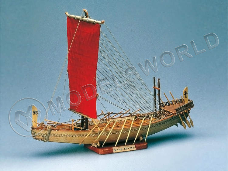 Набор для постройки модели корабля NAVE EGIZIA Египетский корабль. Масштаб 1:50 - фото 1