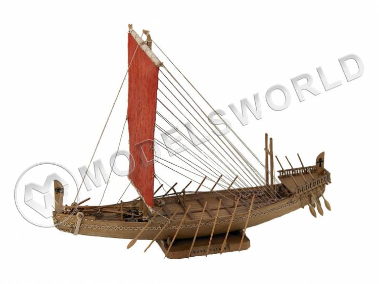 Набор для постройки модели корабля NAVE EGIZIA Египетский корабль. Масштаб 1:50 - фото 1