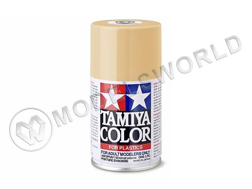 Краска-спрей Tamiya серия TS в баллоне 100 мл. TS-77 Flat Flesh (Телесная) - фото 1