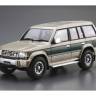 Склеиваемая пластиковая модель внедорожник Mitsubishi Pajero Super Exceed '91. Масштаб 1:24