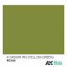 Акриловая лаковая краска AK Interactive Real Colors. Ki Midori Iro (Yellow-Green). 10 мл